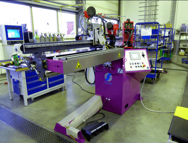 10 - Máquina de soldadura automática para costura longitudinal de panel plano, máquina de soldadura para costura longitudinal