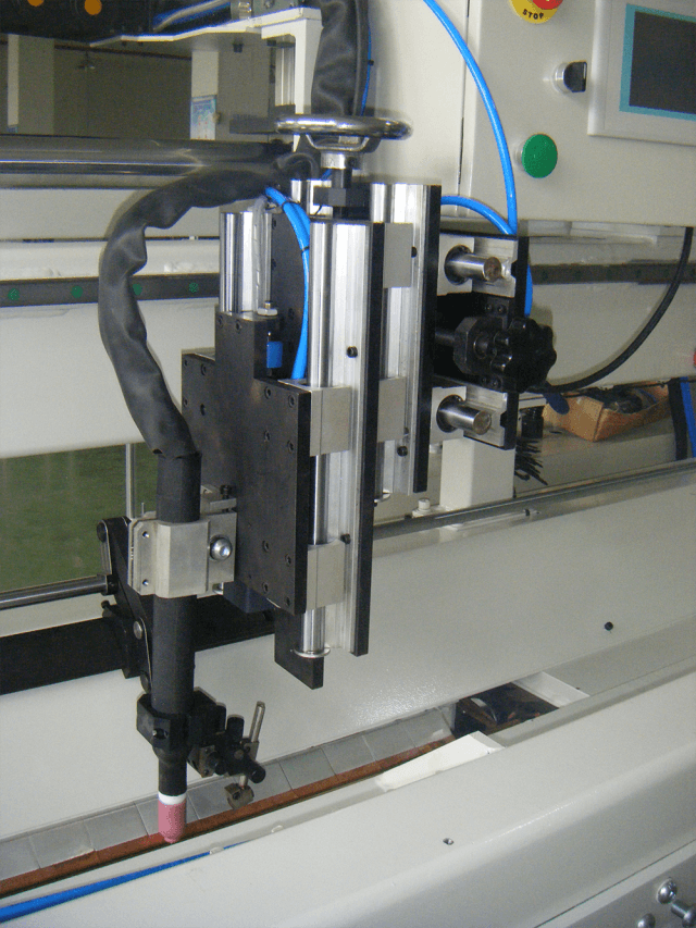 2 - Máquina de soldadura automática para costura longitudinal de panel plano, máquina de soldadura para costura longitudinal