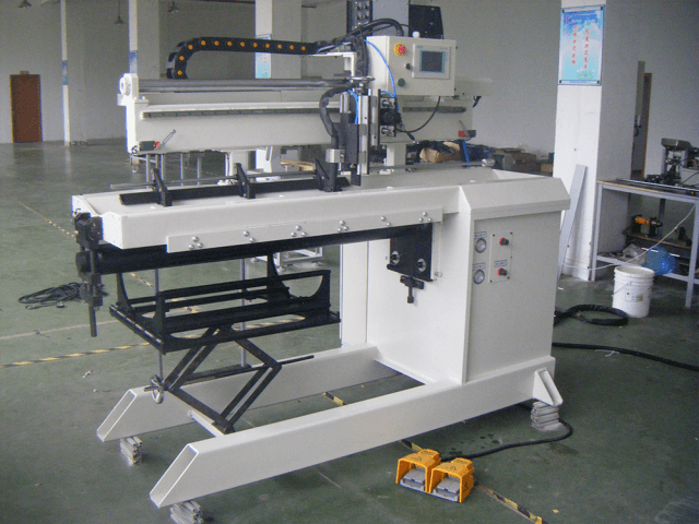 8 - Máquina de soldadura automática para costura longitudinal de panel plano, máquina de soldadura para costura longitudinal